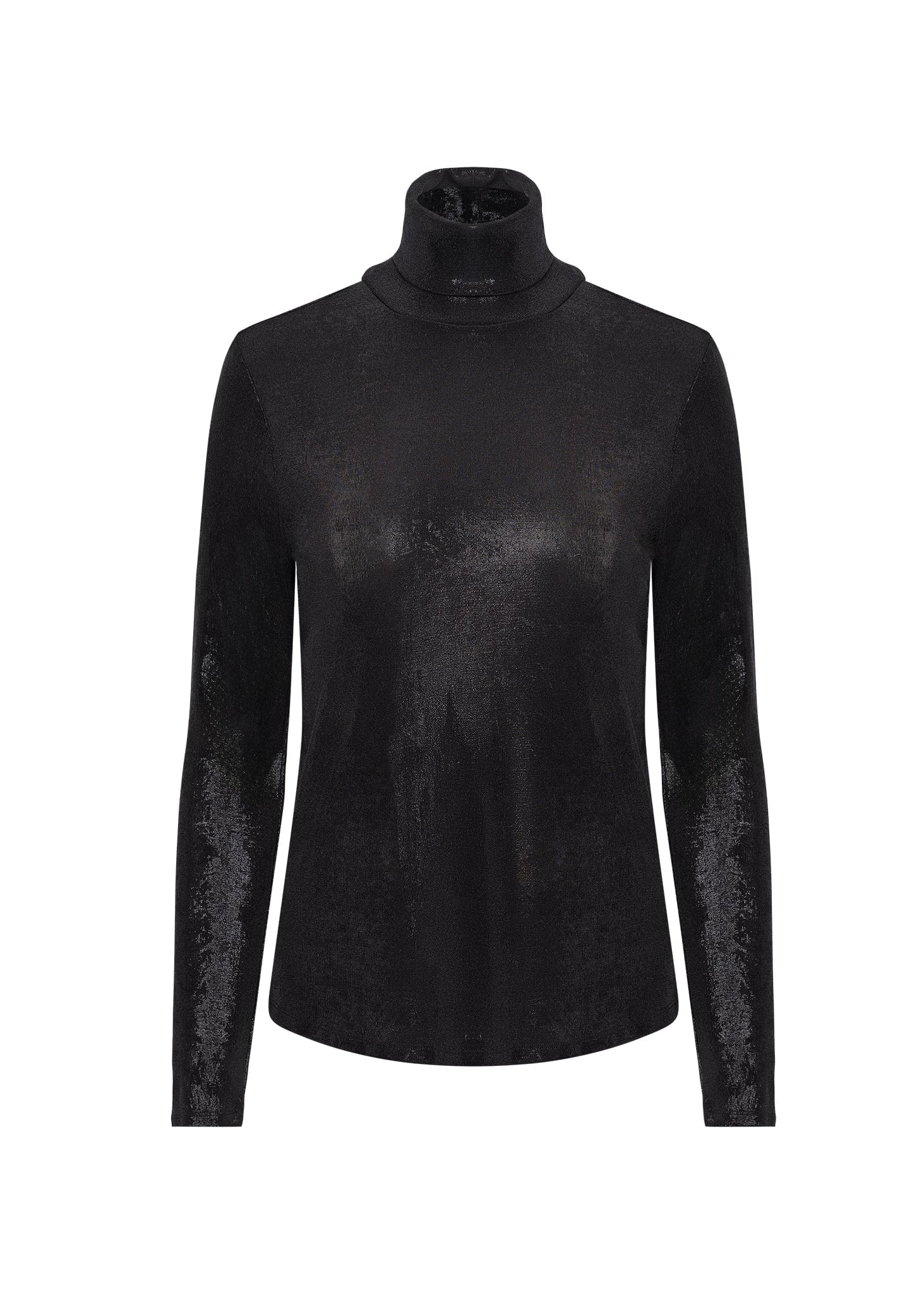 Lurex Turtleneck Top