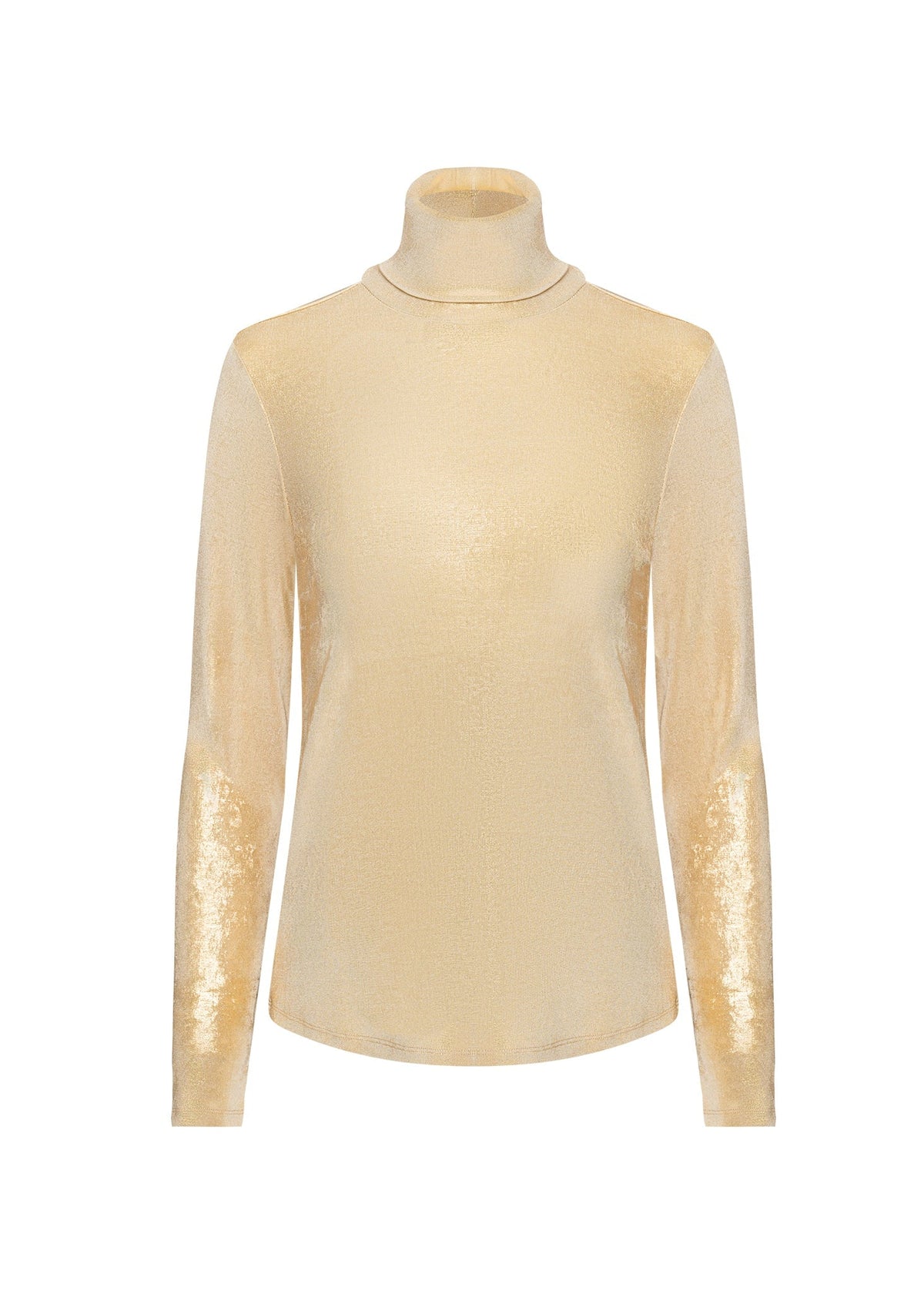 Lurex Turtleneck Top