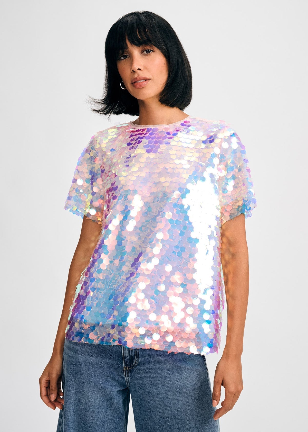 Paillette Sequin Tee