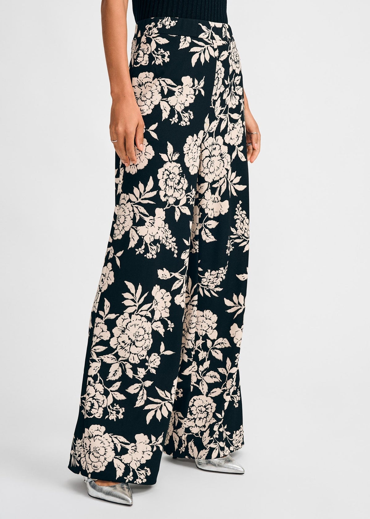 Floral Wide Leg Pant