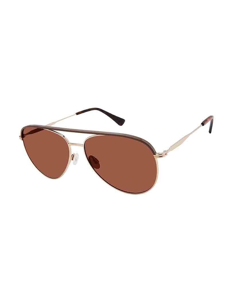 Contrasting Classic Aviator Sunglasses