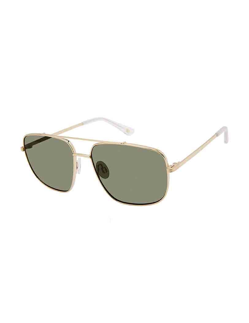 Contemporary Square Navigator Sunglasses