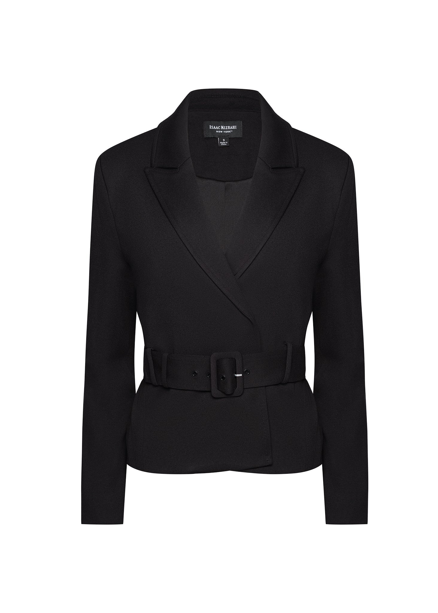 Belted Ponte Jacket